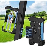 GUNPJONE Magnetic Golf Cart Phone Holder, Upgrade Strength Magnet Cell Phone Holder Mount for EZGO/Club Car/Yamaha, Phone Holder for iPhone/Galaxy/Google Pixel, Golf Cart Accessories for Golfers