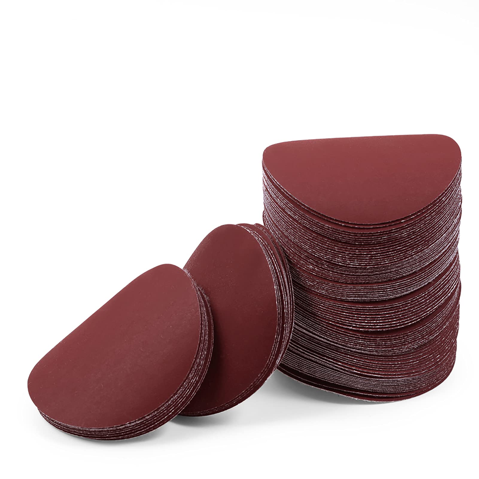 LEONTOOL Sanding Discs 3 Inch 800 Grit Hook and Loop Sandpaper 100Pcs Sanding Pad NO-Hole Aluminum Oxide Random Orbital Sander