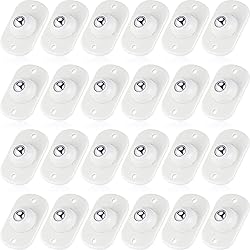 Honoson 24 Pcs Self Adhesive Caster Wheels