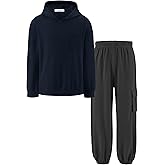 Arshiner Boys Clothes Long Sleeve Hoodie and Pants Outfit Set 2 Piece Sweatsuits for Fall Winter 6-14Y