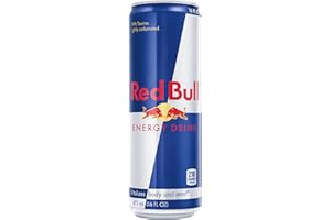 Red Bull Energy Drink with 151mg Caffeine plus Taurine & B Vitamins, 16 Fl Oz, Pack of 12 Cans