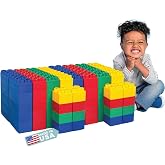 BiggoBlocks Big Blocks for Kids Ages 4-8, Indoor &amp; Outdoor Blocks for Kids Jumbo Games, Large Building Blocks (96 PC) Standard Set