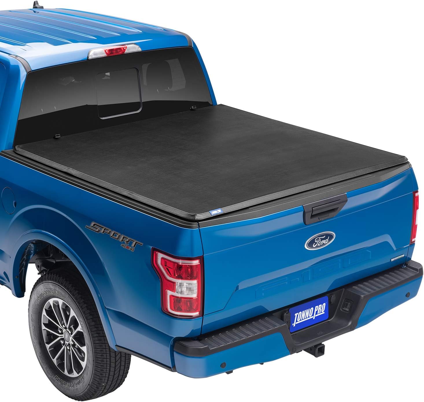 Tonno Pro Hard Fold, Hard Folding Truck Bed Tonneau Cover | HF-555 | Fits 1995 - 2004 Toyota Tacoma w/o Ulity Track System 6' Bed (72")