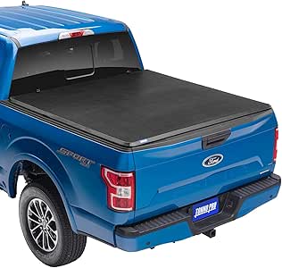 Amazon Com Tonno Pro Tonno Fold Soft Folding Truck Bed Tonneau Cover 42 303 Fits 2017 2021 Ford Super Duty 8 2 Bed 98 1 Automotive