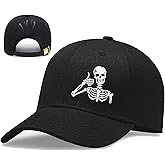 Baseball Hat for Men Snapback Hats for Men Flat Bill Brim Hats Hip Hop Rock Adjustable snap Back Boys