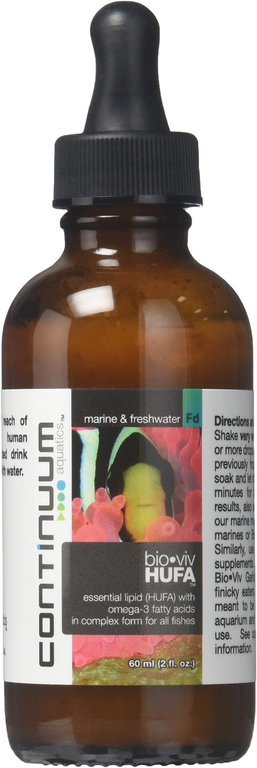 Continuum AquaticsBio Viv HUFA - Essential Lipid Complex with Omega 3 Fatty Acids for all Fishes