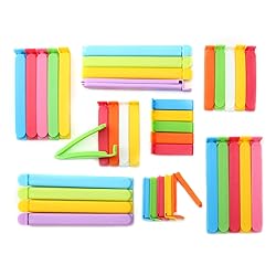 Set of 38 Plastic Chip Clips Bag Sealing Clips for