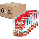 Milk-Bone Soft & Chewy Dog Treats, Tender Oven Baked Snacks Made with Tasty Wholesome Ingredients, Mini's, Real Meat Salmon R