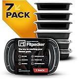Fitpacker Meal Prep Containers - Portion Control Lunch Box (PACK OF 7)