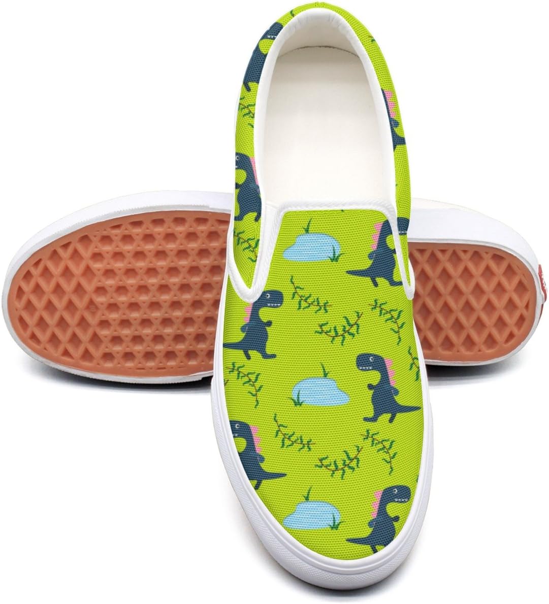 dinosaur slip on shoes