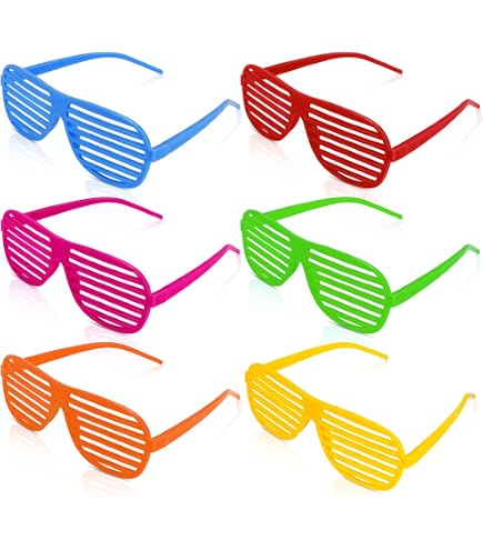 White Shutter Shades Party Accessories Fun Express White Shutter Shades ...