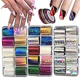 AddFavor 30 Roll Holographic Transfer Nail Foil