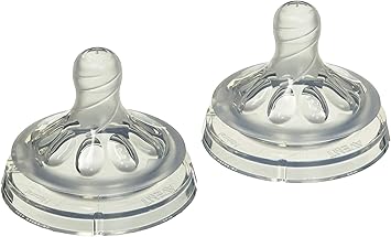 philips avent 2pk natural fast flow nipple 6m 