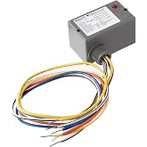 Functional Devices RIBU1C Enclosed Pilot Relay, 10 Amp Spdt with 10-30 Vac/Dc/120 Vac Coil