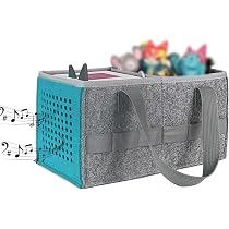 Étui de transport pour kit de démarrage Toniebox, grand sac de rangement portable en feutre avec poignée pour lecteur audio Tonies et figurines, sac à main d'extérieur (vert Étui de transport pour kit de démarrage Toniebox, grand sac de rangement portable en feutre avec poignée pour lecteur audio Tonies et figurines, sac à main d'extérieur (vert
