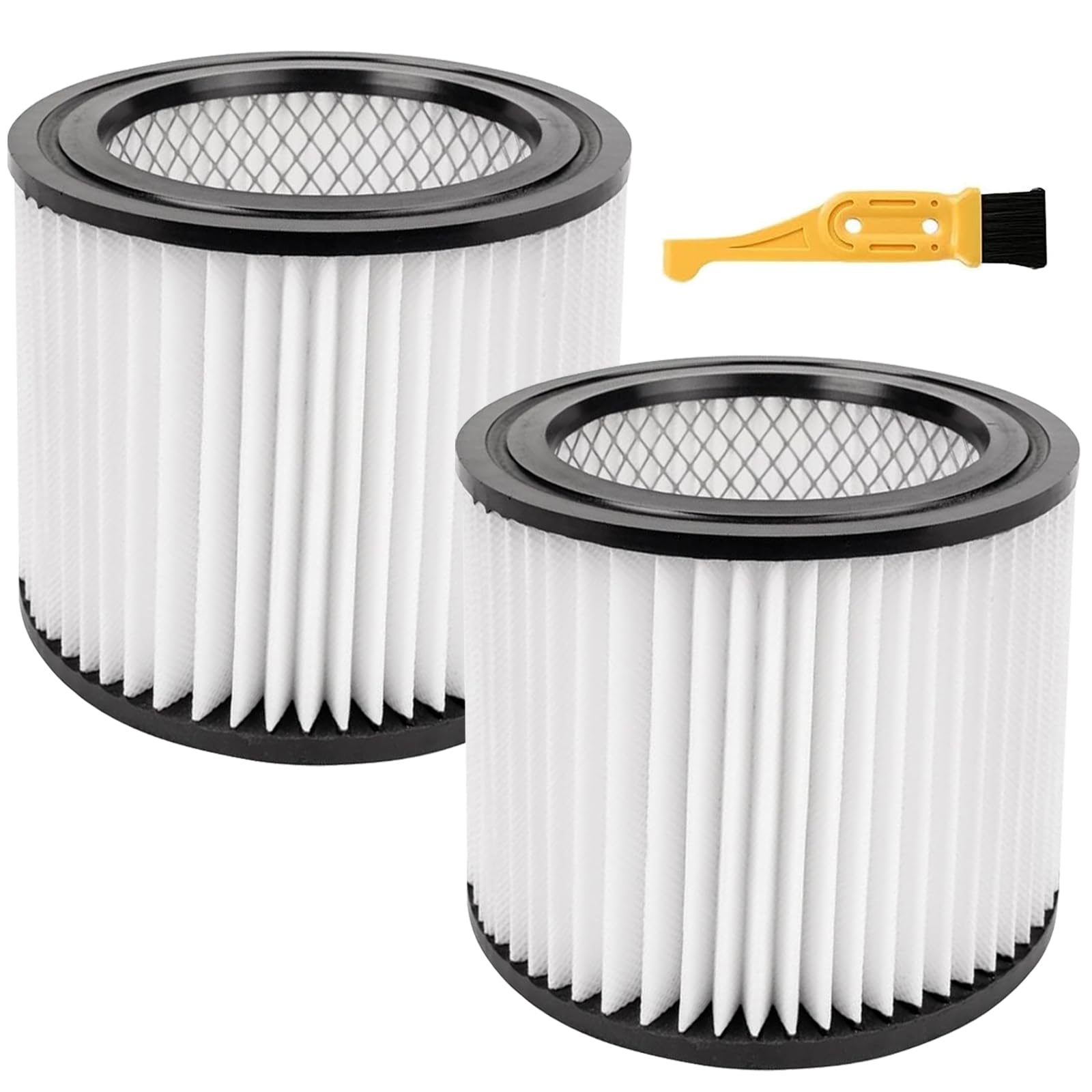 Photo 1 of ECOMAID 2 Pack 90398 HEPA Replacement Filter Compatible with Shop-Vac 90398, 903-98, 9039800, 903-98-00 Hangup Wet/Dry Vacuum Cleaner Spares Cartridge Filter