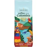 Coffee from Colombia Ground Medium Roast, From Excelso Ixtapa Farms Region,12 OZ (340 Grams), by Liquid Gold Coffee,100% Arabica, Single Origin Specialty, Small Batch Roasted in South Carolina