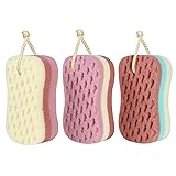 KECUCO 3 Pcs Bath Sponge for