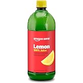 Amazon Saver, Lemon Juice, 100% Juice, 32 Fl Oz