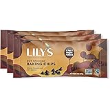Dark Chocolate Chips by Lily's | Stevia Sweetened, No Added Sugar, Low-Carb, Keto Friendly | 55% Cocoa | Fair Trade, Gluten-F