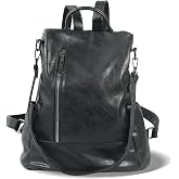 cocururu Women Backpack Purse PU Leather Anti-theft Casual Shoulder Bag Fashion Ladies Satchel Bags