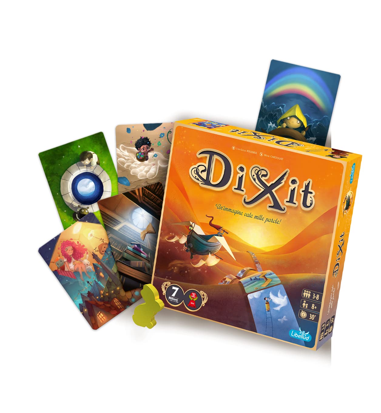 Asmodee - Dixit - Brettspiel für Fantasie und Fantasie, 3-8 Spieler, 8+ Jahre - Italienische Sprache 2
