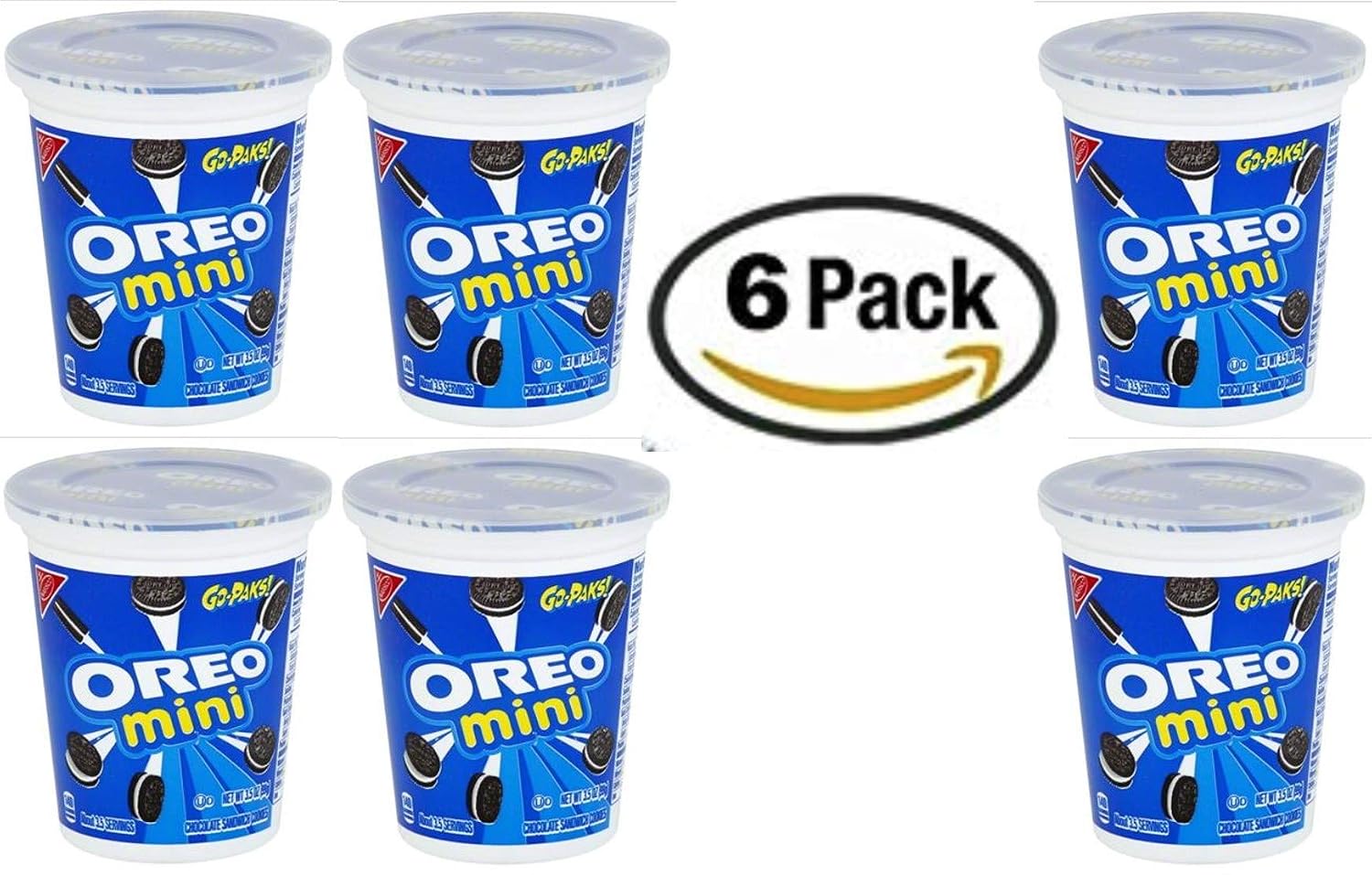 Nabisco oreo lunchbox cookies go paks Mini 8x3.5oz (044000032142)