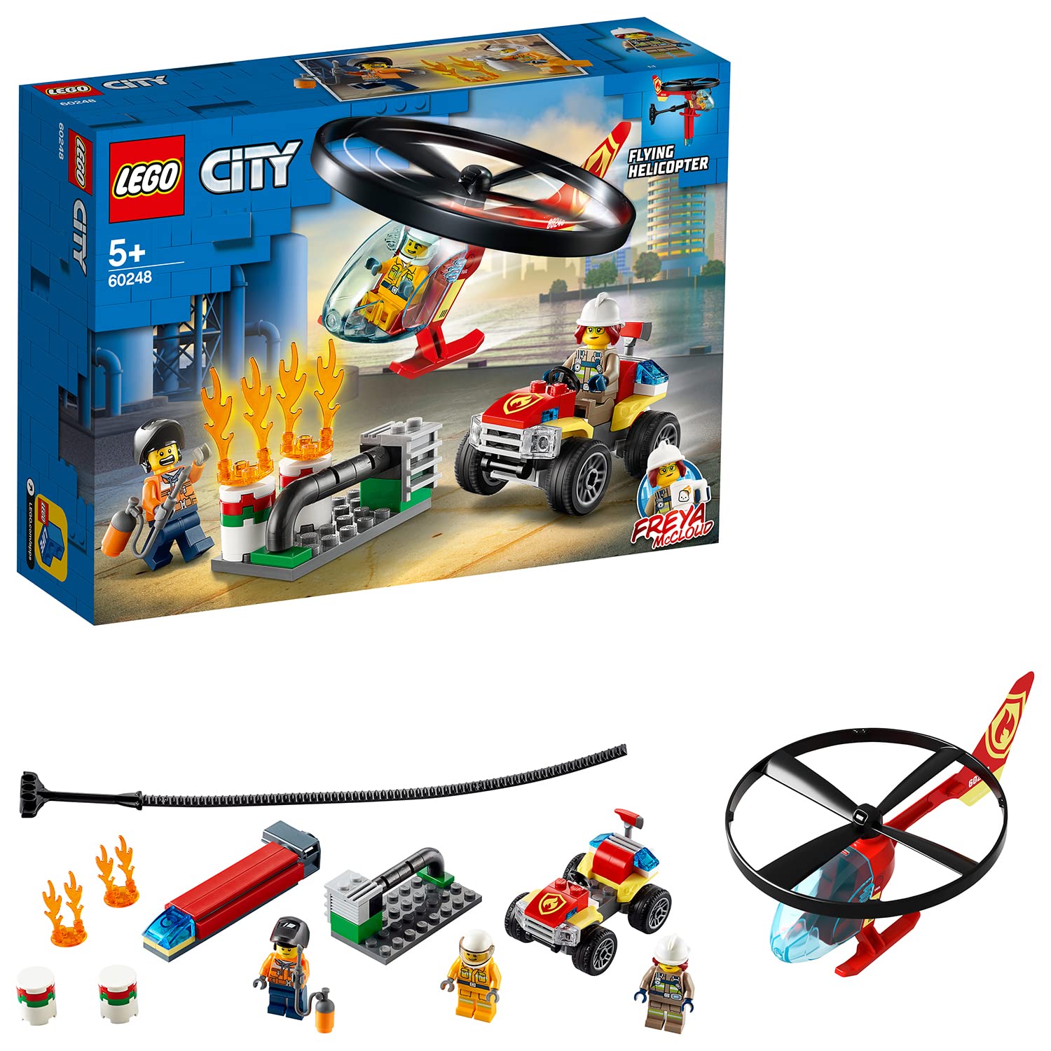 LEGO 60248 City Fire Fire Helicopter Response