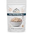 MOUNTAIN ESSENTIALS Freeze Dried Fully Cooked Chicken Dices | Emergency Survival Bulk Food Storage Ready to Eat Home Meals Hunting, Survival, Camping, Backpacking Food 10 serving per Pouch Pack of 1