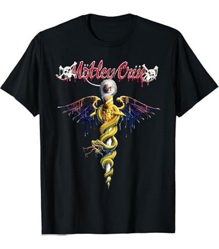 Amazon.com: Motley Crue Men's World Tour Vintage T-Shirt X-Large