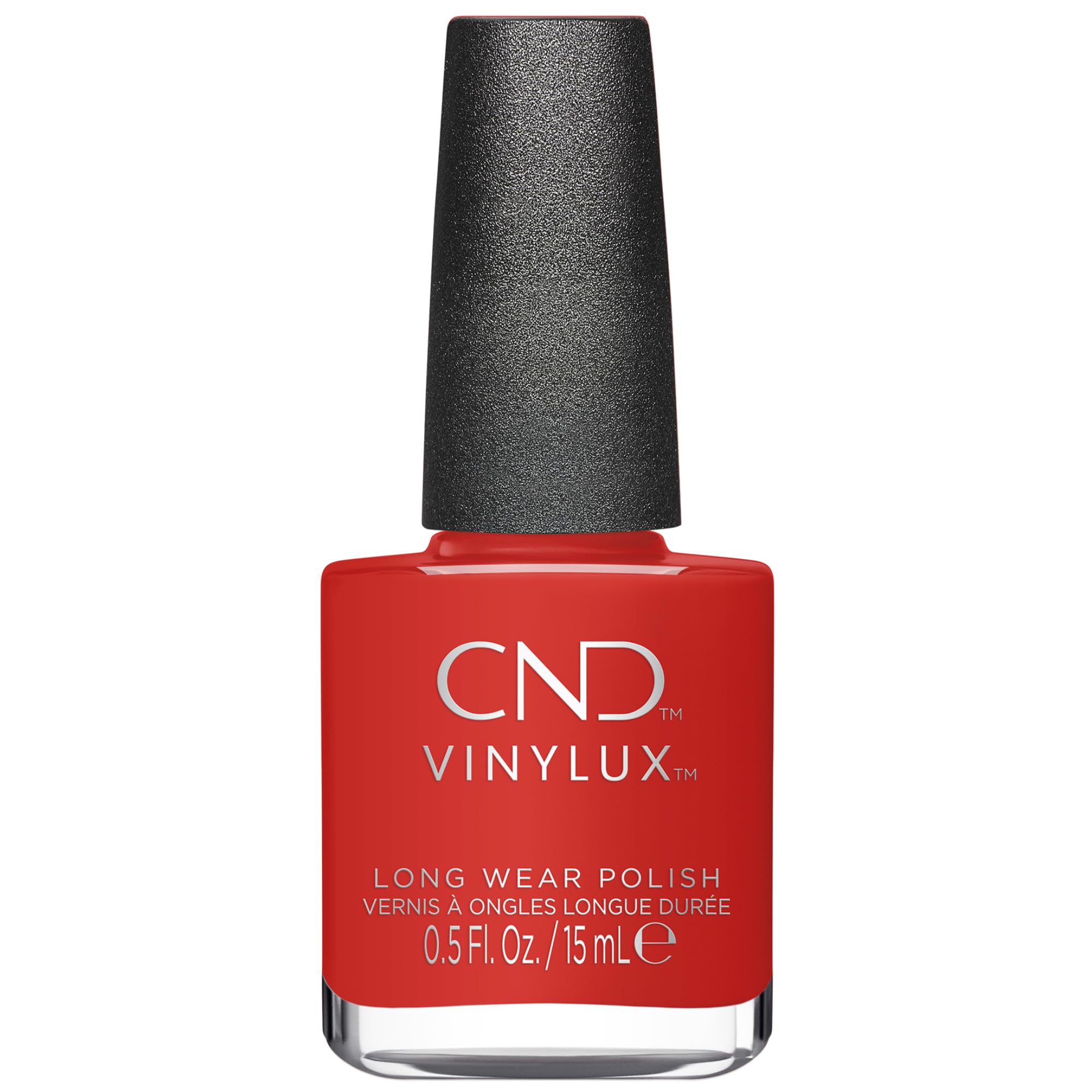CND Vinylux Long Wear Nail Polish (No Lamp Required), 15 ml, Red, Mambo Beat