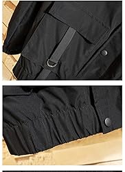 Nutriangee Mens Hip Hop Streetwear Windbreaker
