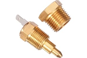 PARTSSQUARE AUTEX Fan Thermostat Temperature Switch 185 to 200 Degree Electric Engine Cooling Fan Temperature Sensor 3/8" Pipe Thread NPT Fit for 10" 12" 14" 16"