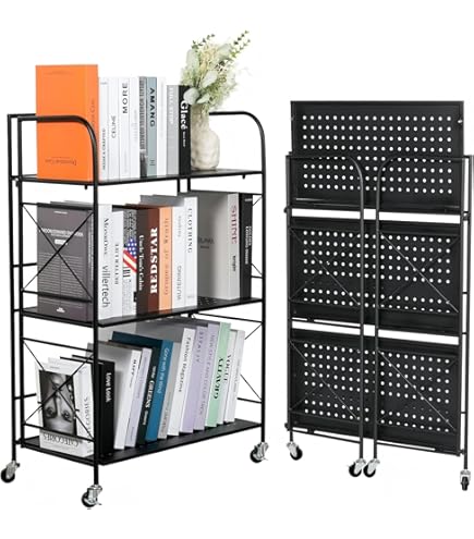 Giantex 3 Estantes De Almacenamiento De 5 Niveles, 35.5 X 12 X 72 Pulgadas De Altura Ajustable De Metal Con Dispositivo Antivuelco, Estantería De Garaje Resistente Para Almacén, Sótano, Cocina, Negro