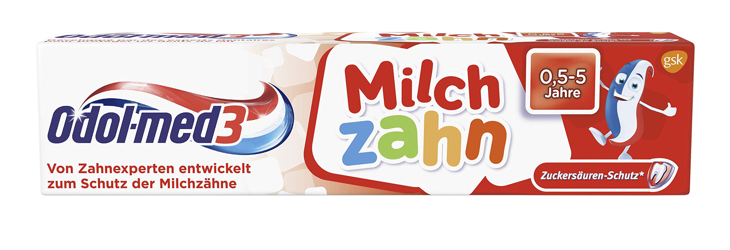 Dr. Best Children's Toothbrush, Soft, Value Pack, 2 x 3 Pieces + Odol-med3 Milk Tooth Toothpaste for Children, 3 x 50 ml