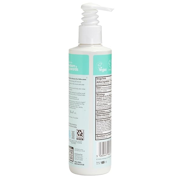 CHILDS FARM, BABY LOTION FOR SENSITIVE SKIN AND ECZEMA, MOISTURIZER FOR DRY SKIN, 8.4 OZ, LIGHTLY FRAGRANCED, VEGAN, CRUELTY-FREE