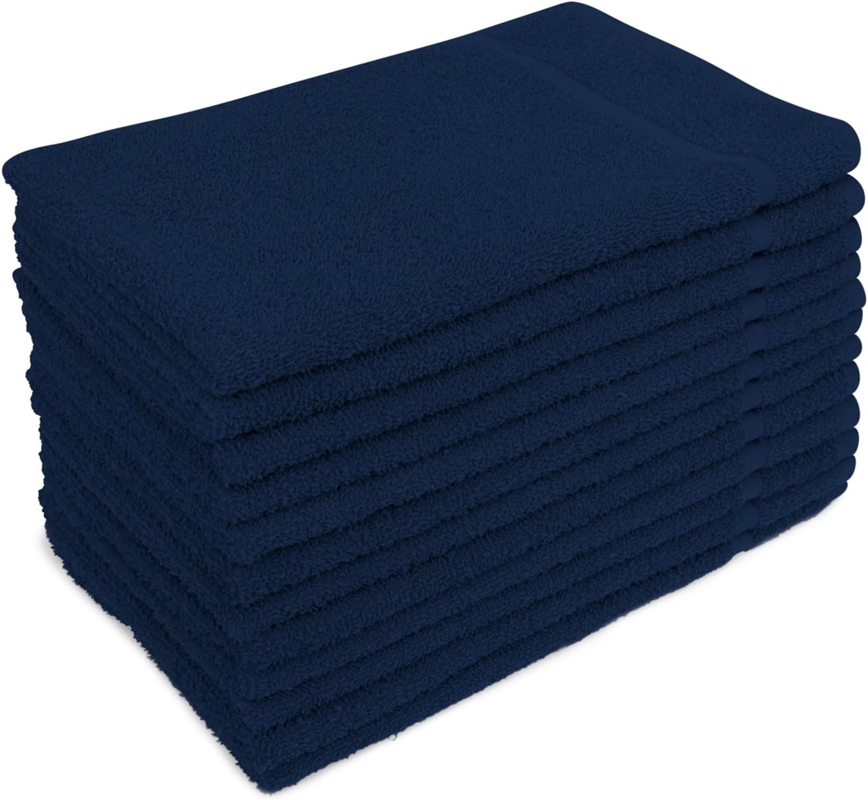 Altima Plus Bleach Safe Salon Towels, Navy Blue, Pack of 12