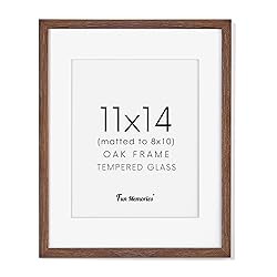 Fun Memories 11x14 Wood Picture Frame, Solid Oak