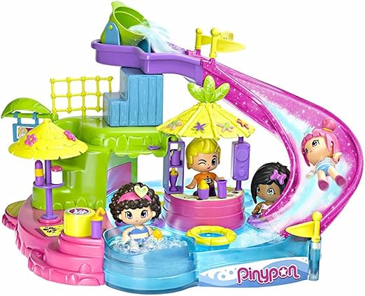 pin y pon jardin de agua