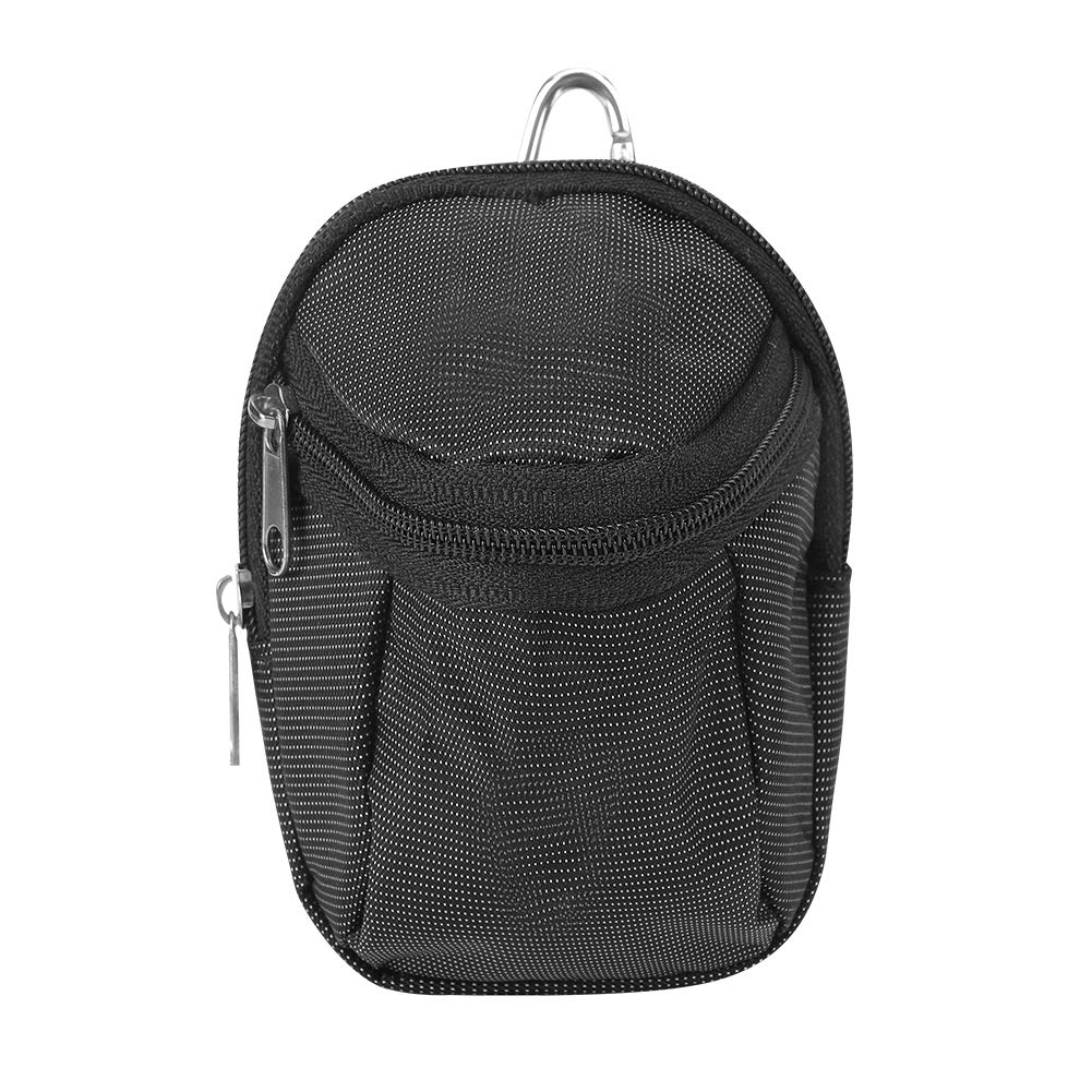 Golf Ball Bag, Utility Pouch Sports Golfing Tackle Waist Pack with Keyring for Golf Accessory
