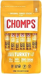 CHOMPS Original Turkey Sticks 8 Count, 1.15 OZ