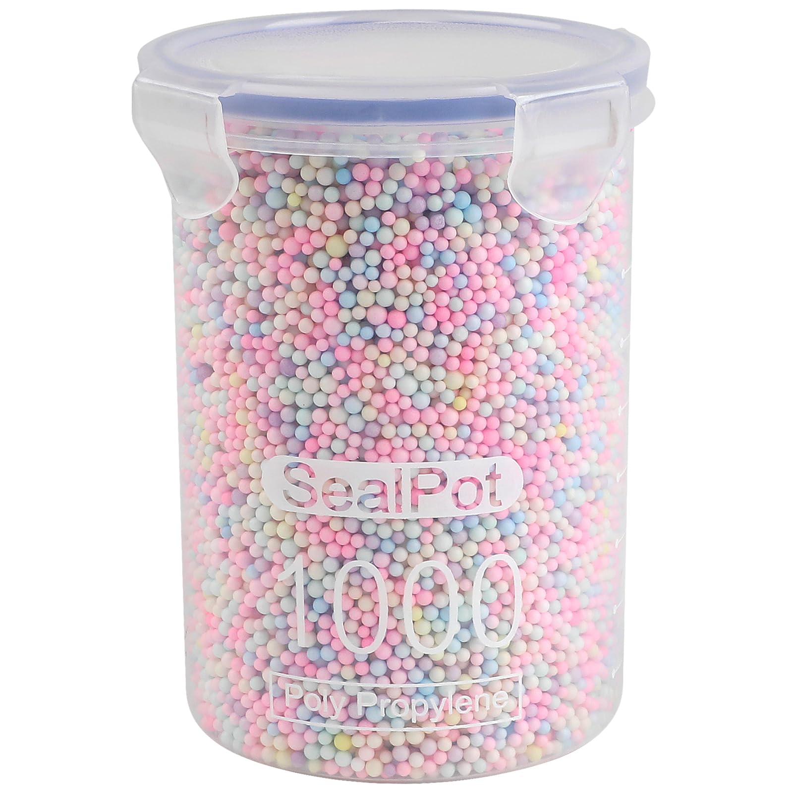Photo 1 of CCINEE 80000 Pieces Foam Balls Slime Supplies Colorful Foam Beads 2-3mm for Kids Art Homemade Slime, Wedding and Party Decorations