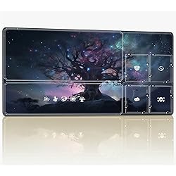 Tabletop Card Playmat with Magic Zones, 24 x 14