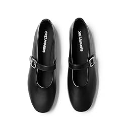 DREAM PAIRS Women's Ballet Mary Jane Flats Dress