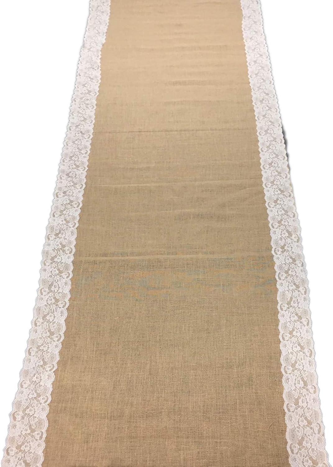 AAYU Brand Premium 15 ft Long 40" Wide Burlap Wedding Aisle