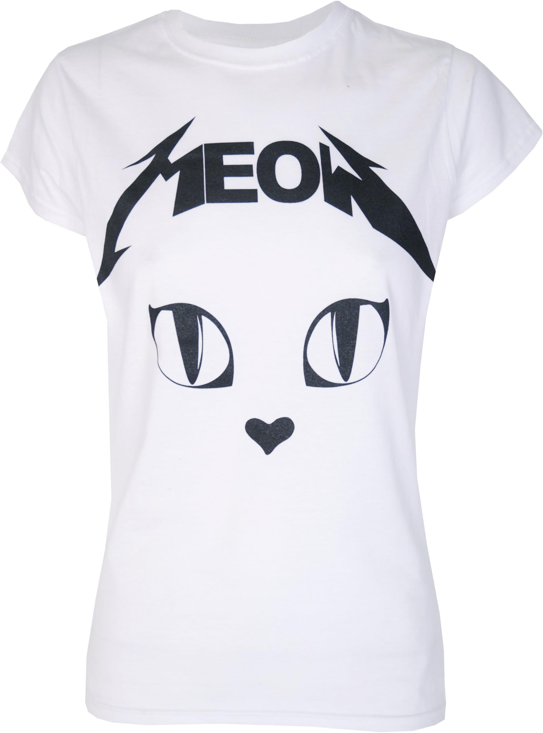 Metallica Meow Cat Eyes Womens T Shirt