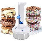 Stainless Steel Ice Cream Sandwich Maker,Ice Cream Sandwich Scoop,Ice Cream Scoop with Trigger,Easy Release Sandwich Cookie S