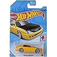 Hot Wheels 1:64 Scale '98 Honda Prelude, Yellow Car, Die-Cast, Kids, Unisex, 4 x 7 x 2 Inches
