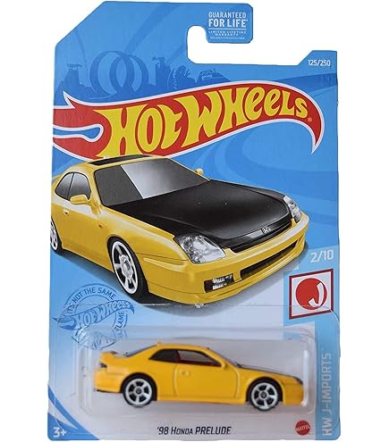 Amazon.com: Hot Wheels '98 Honda Prelude, [red] 125/250 J-Imports