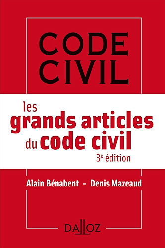 Download Les grands articles du code civil (À savoir) PDF